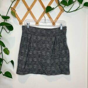 Banana Republic Liz Plaid Wool Blend Skirt